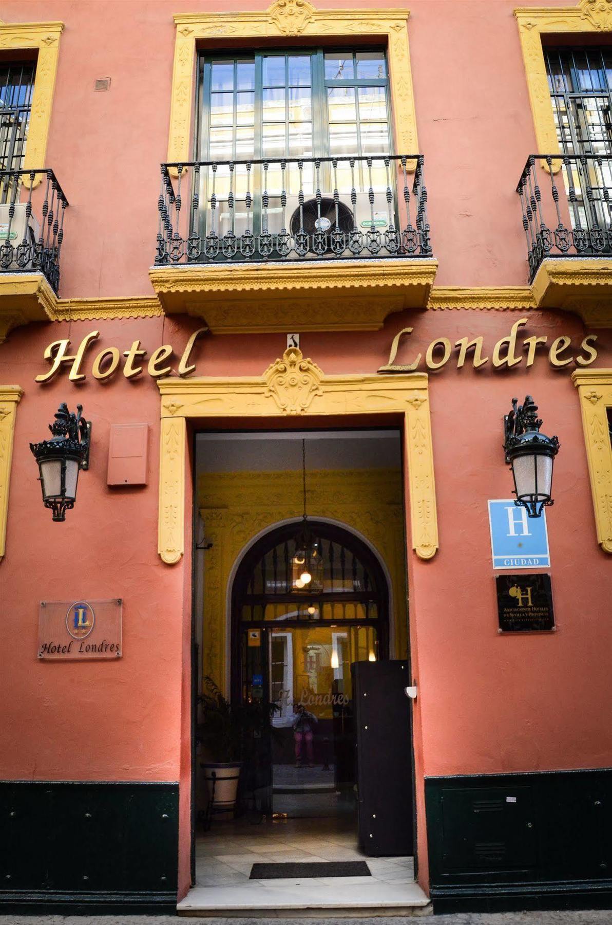 Hotel Londres Севилья Экстерьер фото